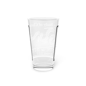 Pint Glass, 16oz - The Body of Christ: Join or Die.
