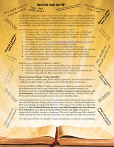 Learning the Bible with Martin Luther - Workbook (B/W)